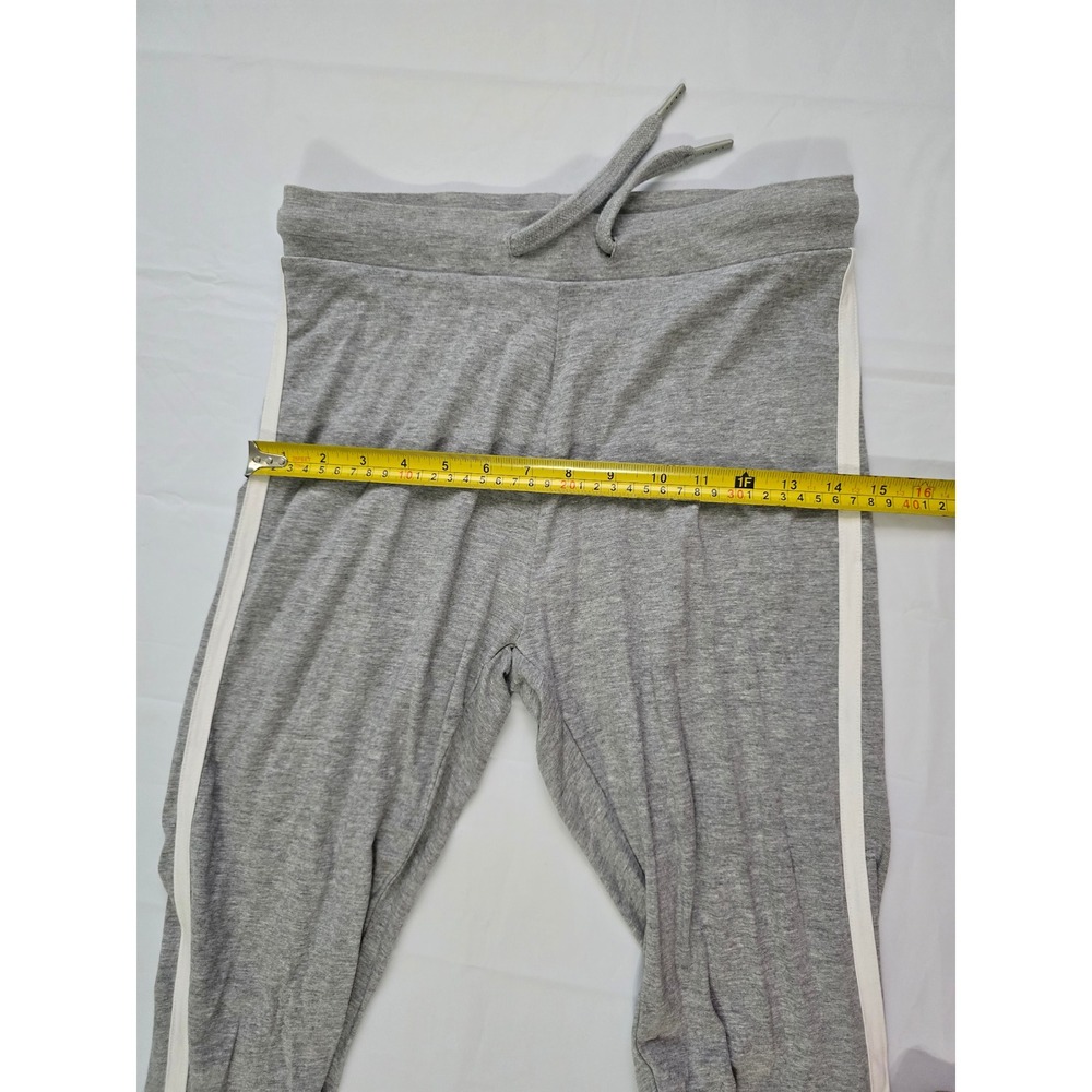 Primark Cares Womens Gray Side Stripe Jogger Sweatpants Size S Drawstring Waist - Picture 8 of 13